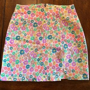 wild fable bright floral skirt